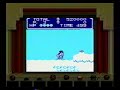 scrooge returns to the himalayan mountains one last time to take on the yeti and obtain the lost crown of genghis khan. in comparisson to its nes counterpart, the himalayas of the game boy version is much shorter and non-circular, with the branches instead leading to dead-ends. it is also easier to navigate with the exception of a couple difficult jumps due to the ceiling of the level being so low. while the boss in the nes version is one of the easiest in the game, the game boy's version is even easier, as he only creates three snowballs instead of five like in the nes. not only that, but the snowballs often fall where you're not standing, making it easy to dodge them simply by staying put.