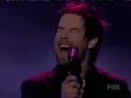 david cook performs i dont wanna miss a thing by aerosmith, he did an amazing performance. 