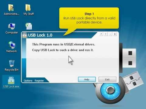 how to uninstall usb lock rp