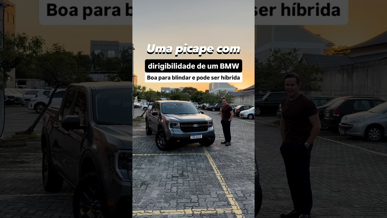 Uma picape com dirigibilidade de um BMW