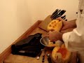 Carving Cantaloupe into a Swan Carving Cantaloupe into a Swan