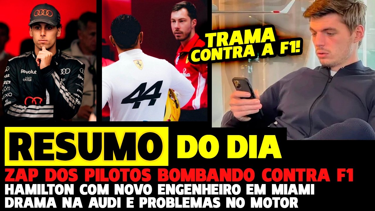 PILOTOS TRAMANDO CONTRA F1, DRAMA NA AUDI DE BORTOLETO E HAMILTON | FÓRMULA 1 | GP EM CASA