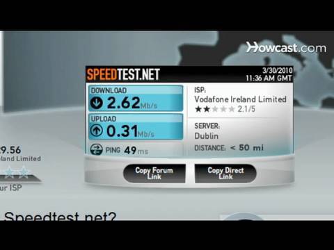 how to check network speed