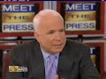 on face the nation this morning, sen. john mccain (r-az) defended his recent statement that he is fine with keep troops in iraq for 100 years, saying 