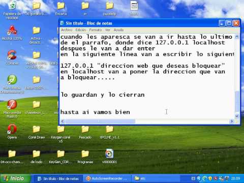 Tutorial para bloquear y desbloquear paginas web