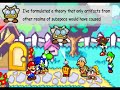 The 16 month wait is finally over.
And if you expect a great long episode, then here you go.
An exiting 50 minutes long episode as expected witch make this the longest episode i ever have seen to date. O_O

Episode description:
Secret of the pipe maze.
Bowser get informed that Mario and his friends have gathered 4 Chaos Emeralds and now Bowser go and prepare a trip to the Mushroom kingdom with some help from Dr. ???(we know it is eggman but what ever T_T) and now he have a secret weapon.
Mario and his friend arrive at the Pipe Land and now Stuffwell enter the team.
The next emerald is under the ground and now they get down there.
It is a big maze and therefore they have no idea where the next emerald is hidden.
They give the 4 emeralds to Stuffwell for safety purpose.
They search separately and don't find anything.
Suddenly Mecha Sonic pups down from the ceiling and begin to fight Mario and Sonic.
In the fight they find a warp pipe and go down in it witch lead to an negative world.
Known as the minus world or the world 36.
Stuffwell get Shadow, Yoshi and Luigi over to the warp pipe and a transmitting with the two professors, E.Gadd and Franky, told the history of the maze.
In the past, the warp pipe were used to trap people.
No one have ever got out of it.
Shadow, Yoshi and later Luigi jumped in to rescue their friend.
In the Minus world Mario and Sonic saw the world as 8-bit and found Kolorado and Goombella.(from the paper mario series.)
They hold the 5th emerald and gave it to Mario.
Mecha sonic came and fight with Mario and Sonic.
They found out that the Chaos Control is not working in that dimension.
Mario and Sonic was beaten up when Shadow arrived.
Luigi stumped into Kolorado and made him drop his stopwatch.
That caused the place to be positive.
But only for a short amount of time so they had to hurry to get out.
They got out just in time and then Shadow used his Chaos control to get back to Mario's house.
There they found out that the princess have been kidnapped.
End of episode.

OMG THAT TEXT IS FRICKING LONG!! O_O
Well anyway here is the download link to this part of the episode(750mb for whole episode so i can't upload the whole thing to a file manager):
http://www.megaupload.com/?d=Q592OZYM

To the original spot:
http://www.newgrounds.com/portal/view/462494