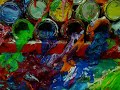 animated sequence of images of oil painting by jochen schambeck including photos taken in his studio and music composed by claus boesser-ferrari for the co-production of the two artists ?oil on troubled waters