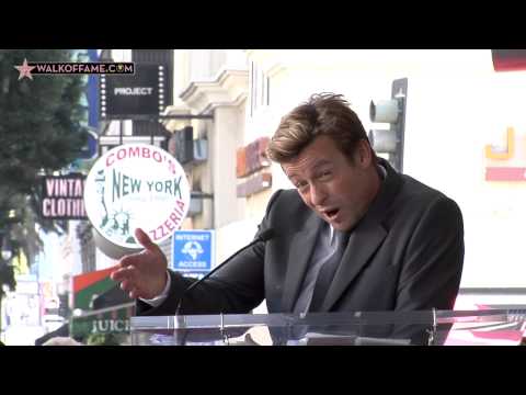 Simon Baker Walk of Fame Ceremony