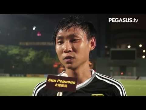 2014﹣15年中銀集團人壽香港超級聯賽 ﹣ 標準流浪 對 太陽飛馬(盧俊傑賽後訪問)