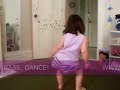 pretty baby girl dancing