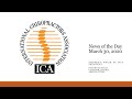 ICA Daily with Dr. Stephen Welsh, March 30, 2020