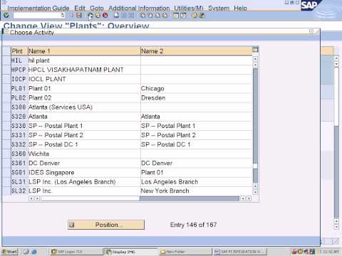 how to define plant in sap sd