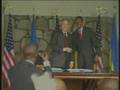 videos de Bush diz que renúncia de Fidel é começo de transição em Cuba