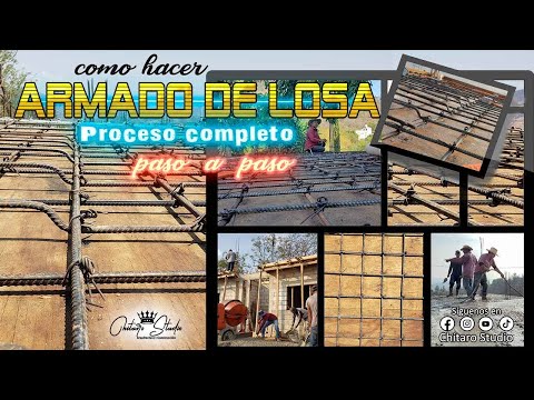 Tutorial |  ARMADO DE   L O S A   ESTRUCTURAL DE CONCRETO  👷🏠✅