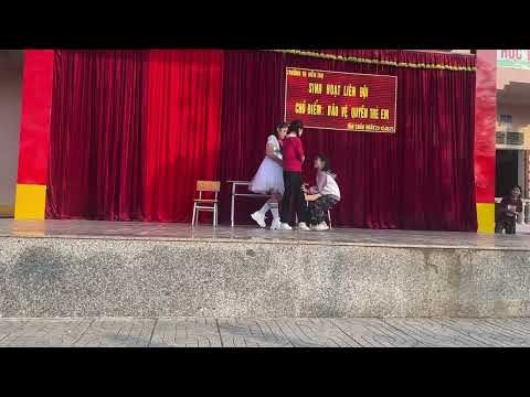 Sinh Hoạt liên đội dưới cờ với chủ điểm: Bảo vệ Quyền trẻ em