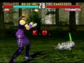 with a cheat enabled sometimes you can face jun and a new character, sake (pronounced shaa-ke). in fact jun has a graphic for the vs. screen and a name tag for the energy bar. uses nina's body and jin's moves sake only has a name tag. uses yoshimitsu's body and jin's moves, and a blank vs. picture. you can play with them with the code enabled. you'll have to find the value which the cpu uses to select your character. the value for jun is 17 in hex that will be (11). after you've played with ...