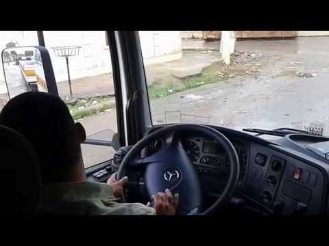 Instrutor Mateus de souza ensinando Baliza na Carreta Mercedes Bens 1933.