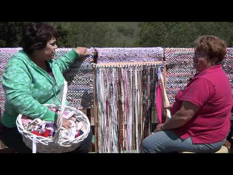 RUG - Janet and John Locey, owners of Bell Hill Farms in Hollister, CA, show us Janet's rag rug weaving techniques and some great tools that John has created to as...