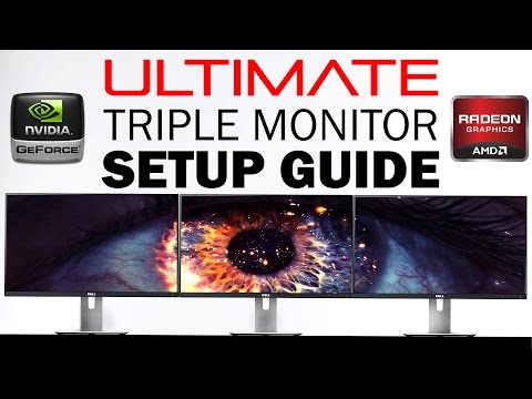 how to adjust dual monitors