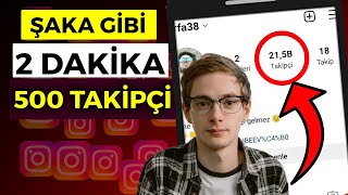 İNSTAGRAM TAKİPÇİ ARTTIRMA - 2 DAKİKADA 500 T