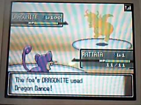 100's! - me killing my brothers level 100's with level 1 rattatas.