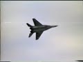 Mig 29 display at Upper Heyford 92
