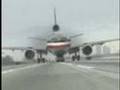 Passenger Jet lands on Jeep Grand Cherokee