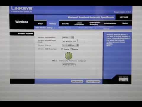 how to set password on linksys router
