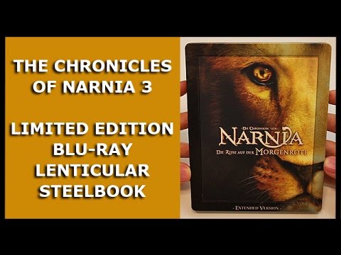 THE CHRONICLES OF NARNIA 3 - LIMITED BLU-RAY LENTICULAR STEELBOOK UNBOXING - MEDIA MARKT EXCLUSIVE