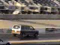 Minivan smokes a Camaro in a drag race Minivan smokes a Camaro in a drag race