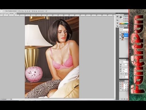 Как в фотошопе сделать красивый цвет лица видео