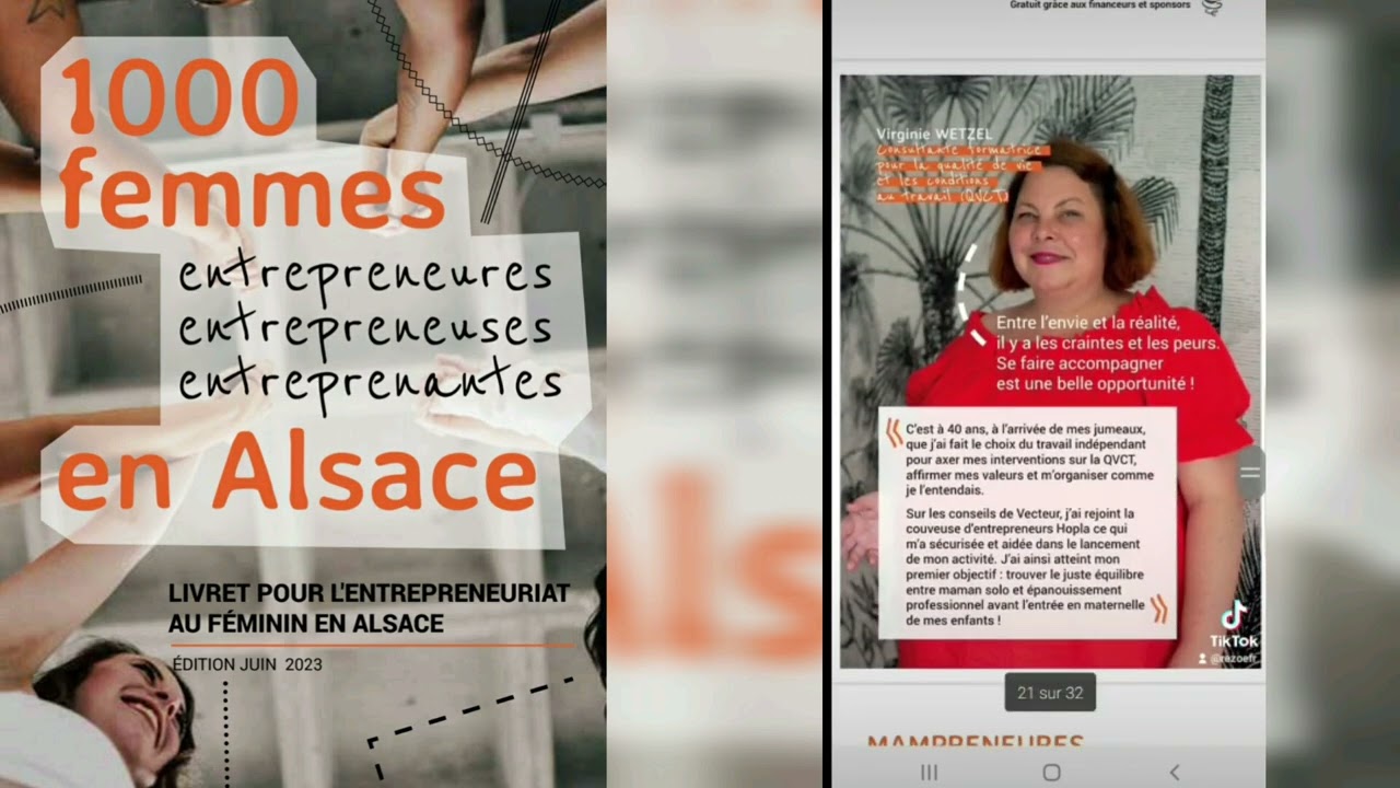 Livret pour l’entrepreneuriat au féminin en Alsace