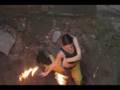 fire dancing at the mines