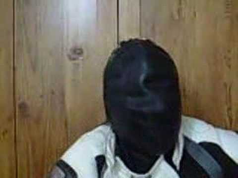donning gas mask