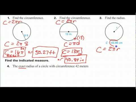 video-linktoworks-How to Find the Radius Given the Circumference - YouTube