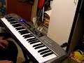 Improvising with MIDI keyboard controller.