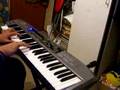 Improvising with MIDI keyboard controller.