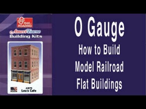 how to build o gauge buildings
