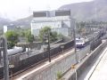 {MOR} DF11 0012 haul T8317 through train near MTR Sheung Shui Station