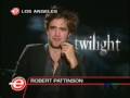 videos de Robert Pattinson funny Interview as Edward Cullen