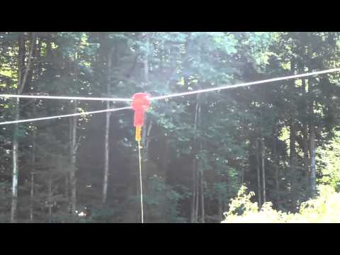 Seilkran. Eigenbauwinde und Laufwagen