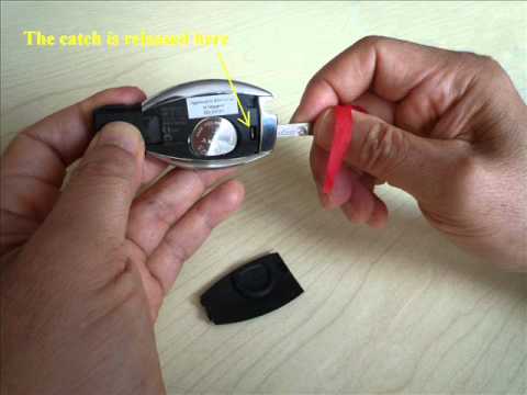 How to change E-Class Mercedes-Benz smart key battery