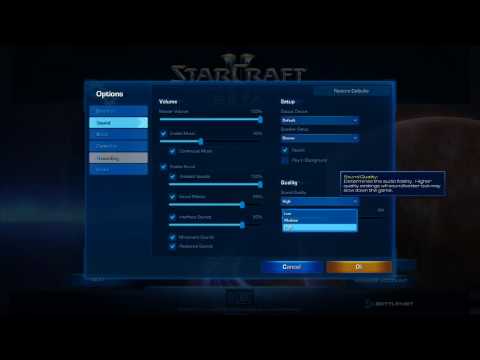 starcraft 2 menu