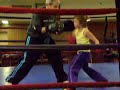 Johnny The Cobra Drakes working out on the pads