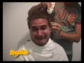 Finnis e o corte de cabelo.
