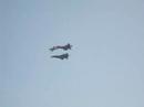 F-22, F-15, & P- 52 flyby