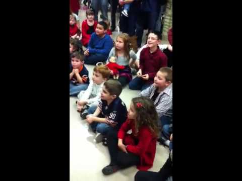 Santa arrives at the Knights of Columbus