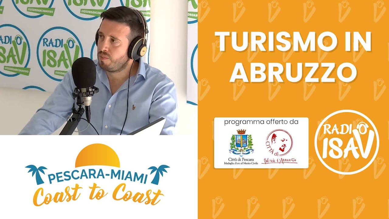 TURISMO IN ABRUZZO, intervista ad ALESSANDRO D'ALONZO, VicePresidente Aeroporto D'Abruzzo