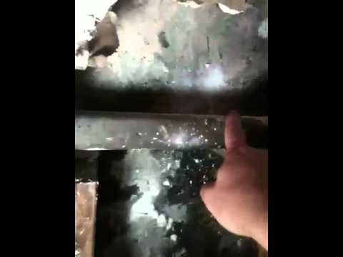 how to sink pipes into walls