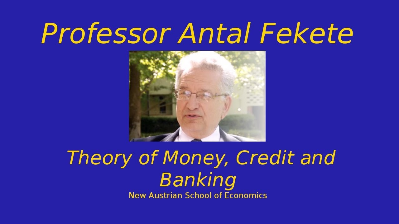 Part 10 - Antal Fekete - The disequilibrium theory of price formation I